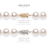 Gifts for Mom: Handpicked 8.5-9.5mm AAA+ White Freshwater Cultured Pearl Necklace - Absolute Pearl