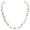 8.5-9.5mm White Freshwater Pearl Necklace - AAA+ With 14K Gold clasp