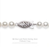 White Freshwater Culturet Pearl Necklace With Sterling Silver Clasp AAA+ Quality