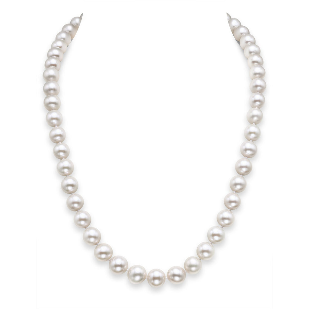 Gifts for Mom: Handpicked 8.5-9.5mm White Freshwater Cultured Pearl Necklace - Absolute Pearl